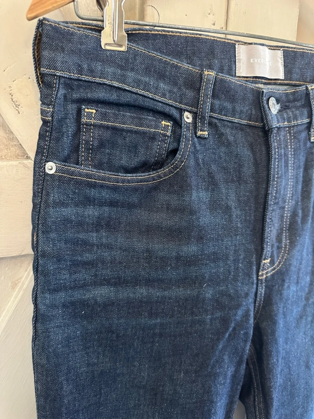 Everlane Dark Blue Cropped Ankle Jeans - Picture 7 of 10